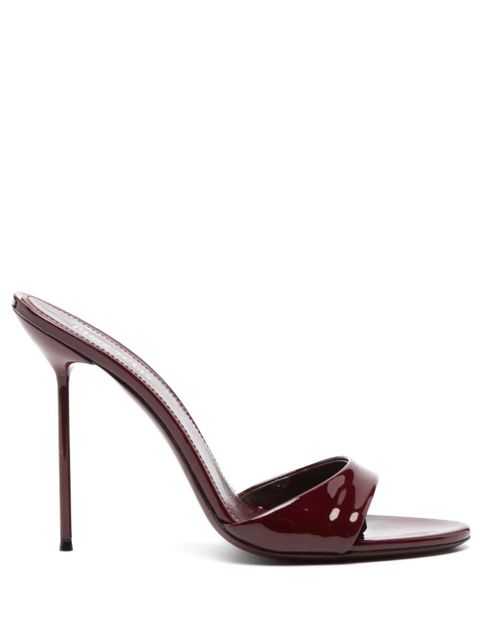 Paris Texas Lidia 105mm patent-leather mules - Red - zdjęcie produktu nr 1