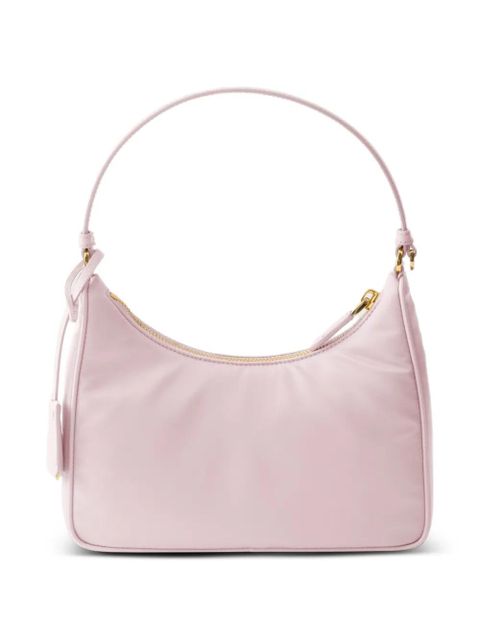 Prada mini Re-Edition 2005 triangle-logo tote bag - Pink - zdjęcie produktu nr 2