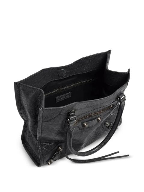 Balenciaga mini Le City leather tote bag - Black