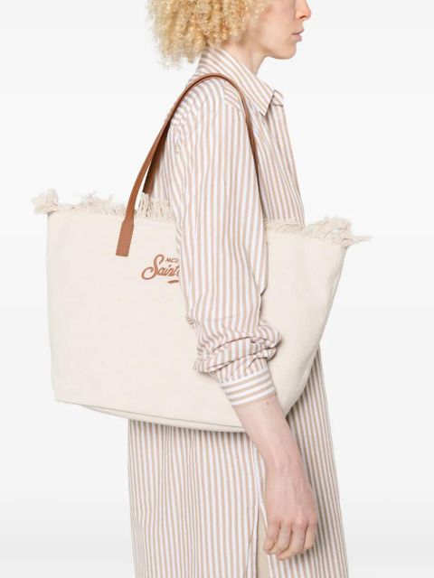 MC2 Saint Barth fringed-detail tote bag - Neutrals - zdjęcie produktu nr 2
