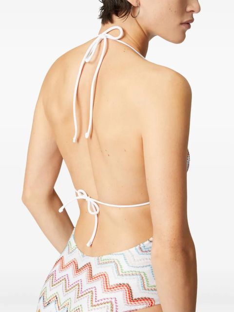 Missoni zigzag swimsuit - White - zdjęcie produktu nr 2