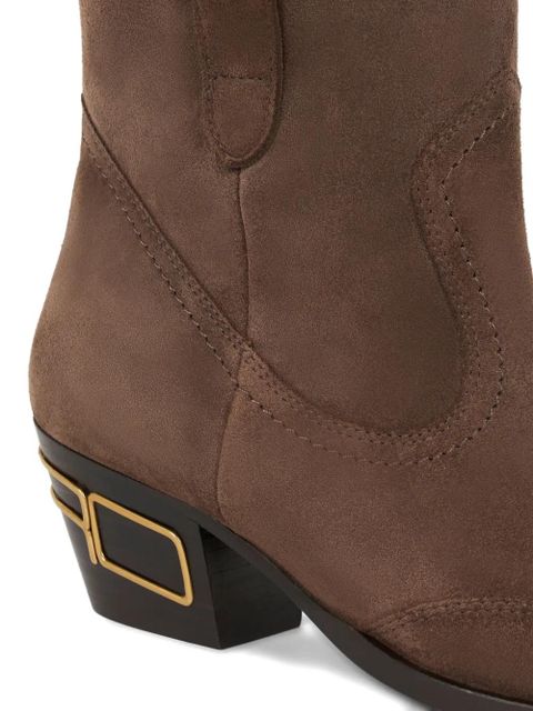 ETRO 45mm suede ankle boots - Brown