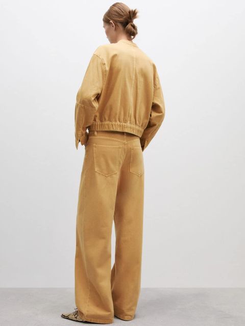 Dżinsy Ari wideleg ze średnim stanem