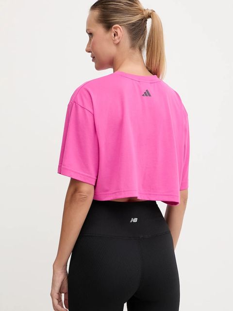 adidas Performance t-shirt treningowy PRIDE damski kolor różowy JL7612