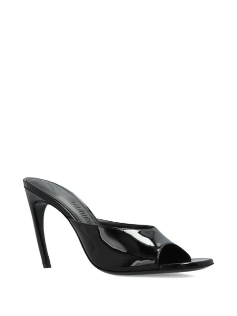 The Attico 100mm peep-toe stiletto sandals - Black - zdjęcie produktu nr 2