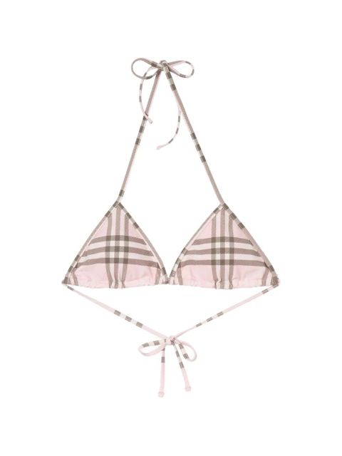 Burberry Check bikini Top - Pink - zdjęcie produktu nr 1