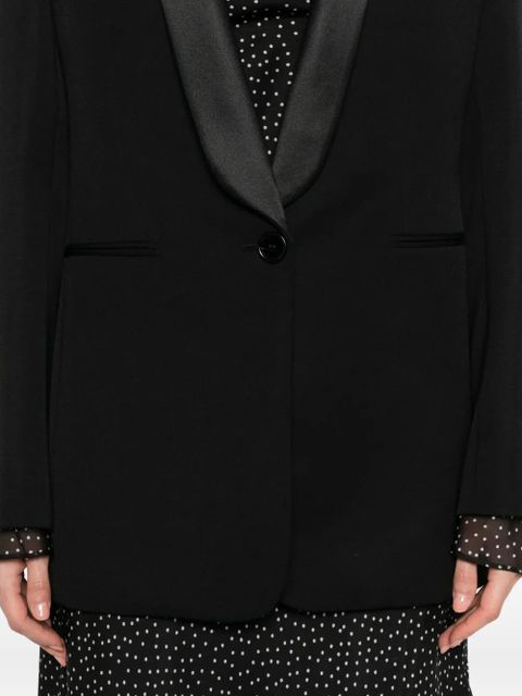 Chloé satin-lapel blazer - Black
