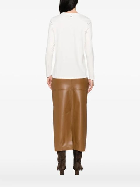 Max Mara long-sleeve T-shirt - Neutrals
