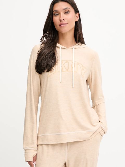 Dkny piżama damska kolor beżowy YI80065 - zdjęcie produktu nr 2