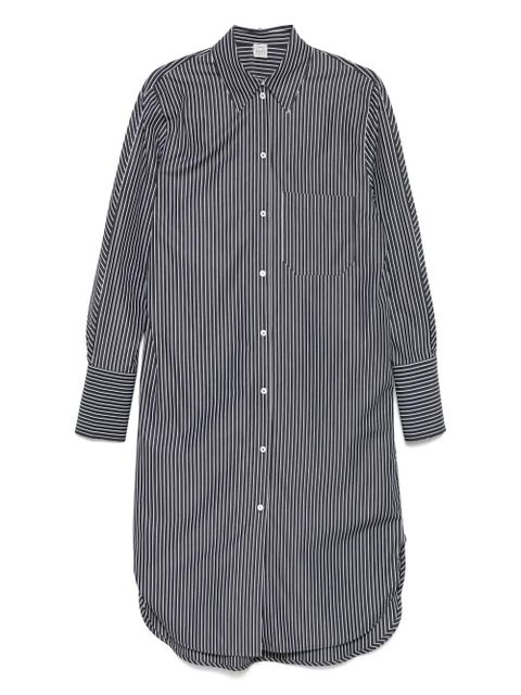 TOTEME striped shirt dress - Black - zdjęcie produktu nr 1
