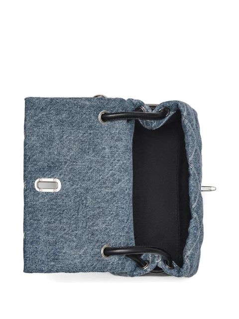 Marc Jacobs The Quilted Denim Mini Dual shoulder bag - Blue