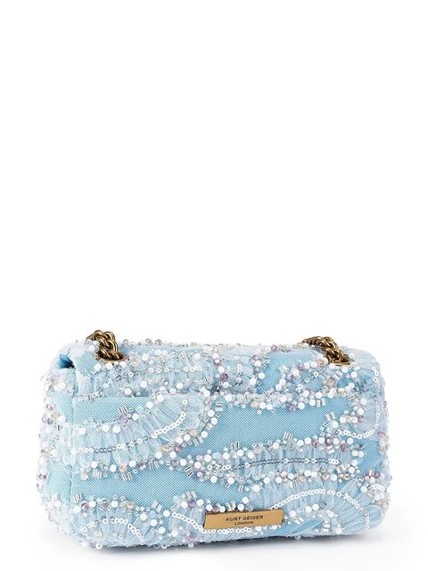 Kurt Geiger London torebka Pimlico kolor niebieski 5377886779