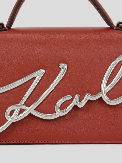 Karl Lagerfeld torebka K/SIGNATURE kolor brązowy A1W30038