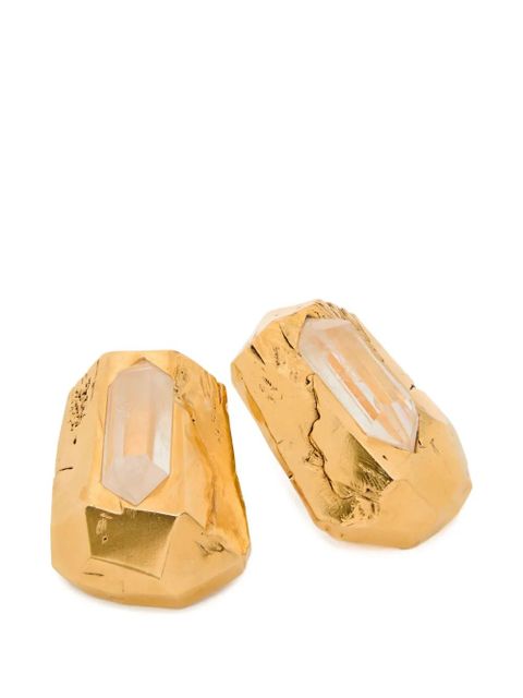 Saint Laurent geometric earrings - Gold - zdjęcie produktu nr 2