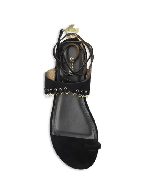 ISABEL MARANT Dreena embellished sandals - Black