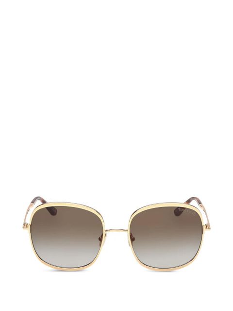 TOM FORD Eyewear Sofia sunglasses - Gold - zdjęcie produktu nr 1