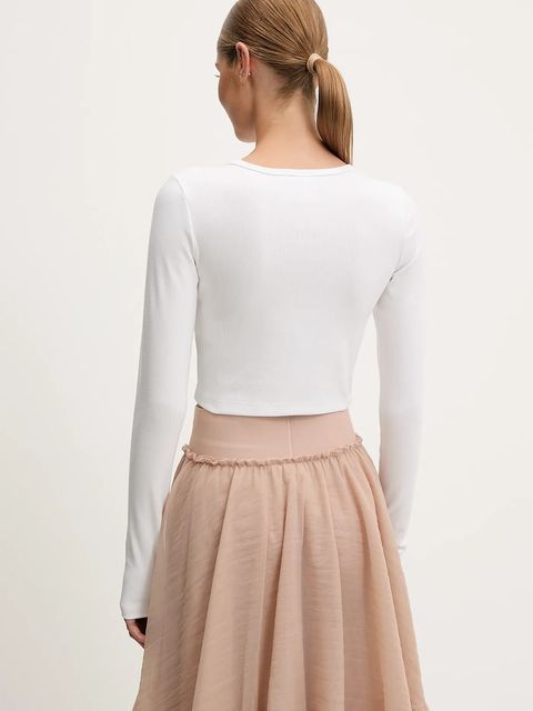 adidas Originals longsleeve Essential kolor biały JC9011