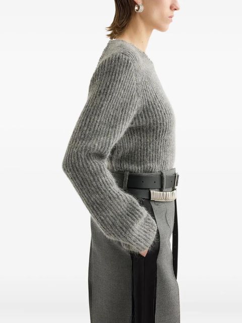 Jil Sander ribbed knit sweater - Grey - zdjęcie produktu nr 2