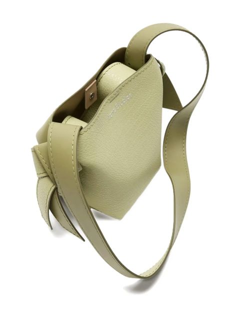 Acne Studios mini Musubi leather shoulder bag - Green - zdjęcie produktu nr 2