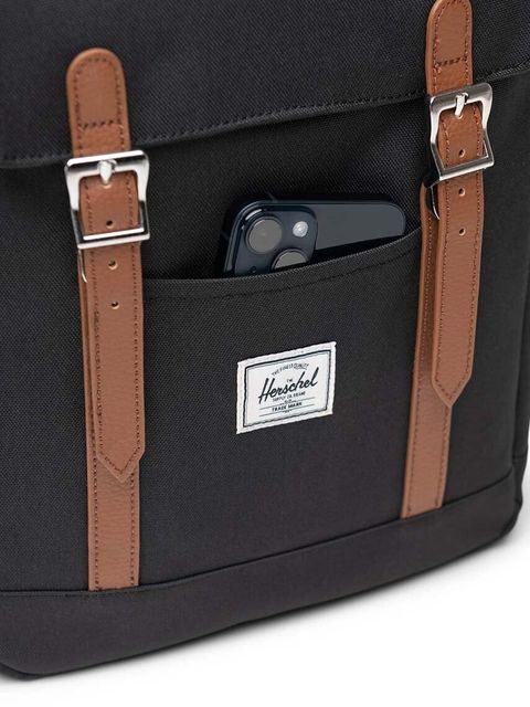 Herschel plecak Retreat™ Small kolor czarny duży gładki