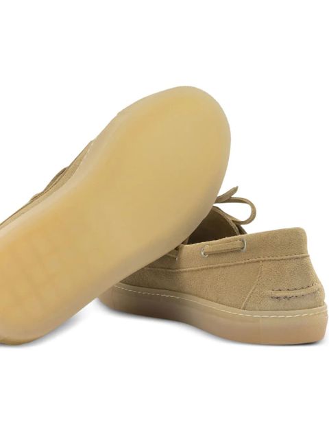 Copenhagen lace-up suede loafers - Neutrals