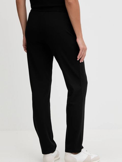 HUGO spodnie dresowe damskie kolor czarny gładkie 50556808