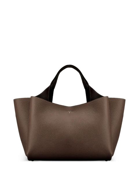 Tod's logo-embossed tote bag - Brown