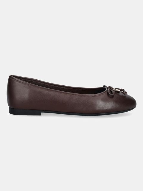 Tommy Hilfiger baleriny skórzane HILFIGER SMOOTH LTHR BALLET - zdjęcie produktu nr 1