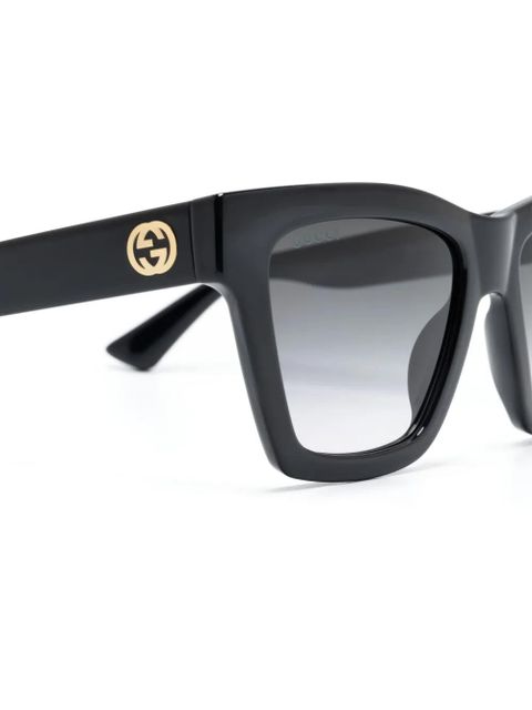 Gucci Eyewear square-frame gradient sunglasses - Black