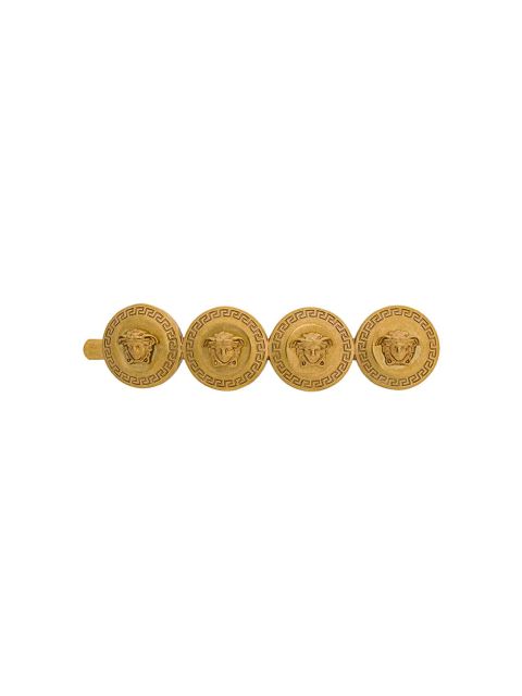 Versace Gianni Ribbon hair clip - Gold