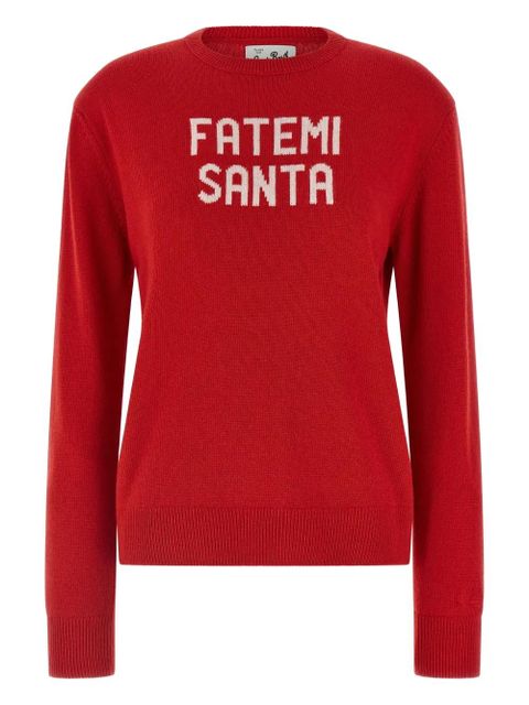 MC2 Saint Barth jacquard new queen sweater - Red - zdjęcie produktu nr 1