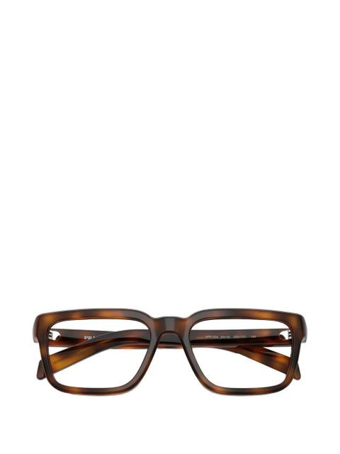 Prada Eyewear square-frame glasses - Brown