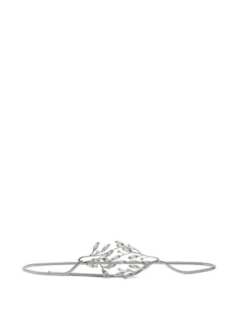 Lanvin leaf-motif belt - Silver - zdjęcie produktu nr 1
