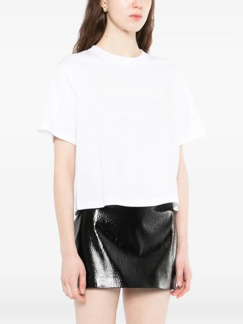 Versace logo T-shirt - White