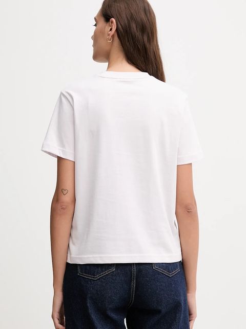 Calvin Klein Jeans t-shirt bawełniany damski kolor różowy LV047B865G
