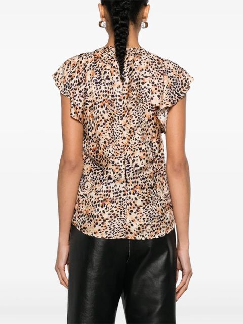 ISABEL MARANT Lonea blouse - Neutrals
