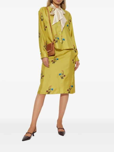 Marni silk blouse - Yellow