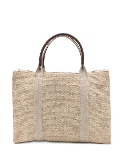 The Row Georgia woven tote bag - Neutrals - zdjęcie produktu nr 1