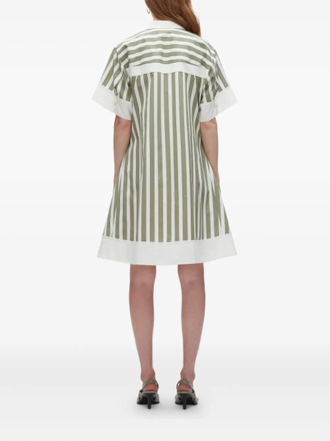 3.1 Phillip Lim striped shirt dress - Green