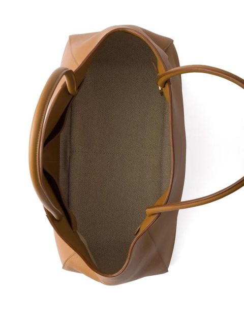 Prada logo-print tote bag - Brown