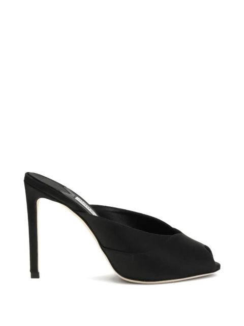 Jimmy Choo Brigitte peep-toe heeled mules - Black - zdjęcie produktu nr 1