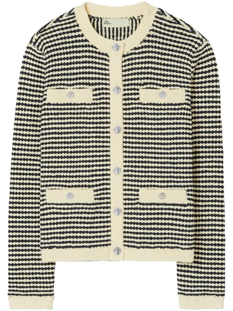 Tory Burch Kendra cardigan - White - zdjęcie produktu nr 1