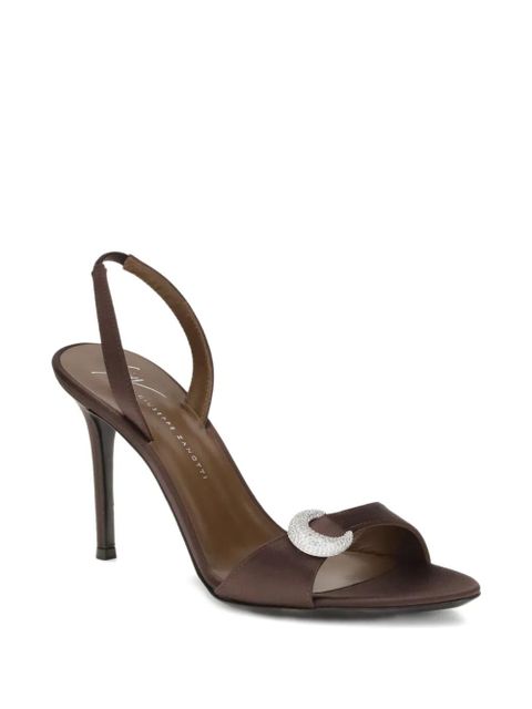 Giuseppe Zanotti buckle-detail sandals - Brown - zdjęcie produktu nr 2