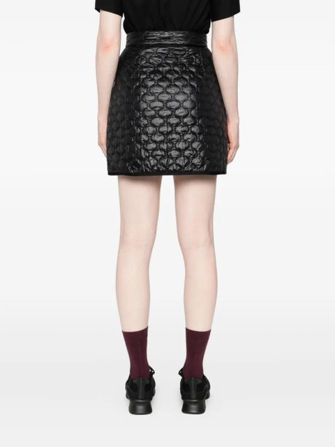 Moncler quilted mini skirt - Black