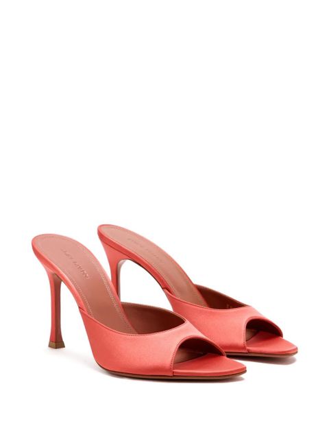 Amina Muaddi Alexa peep-toe heel sandals - Orange