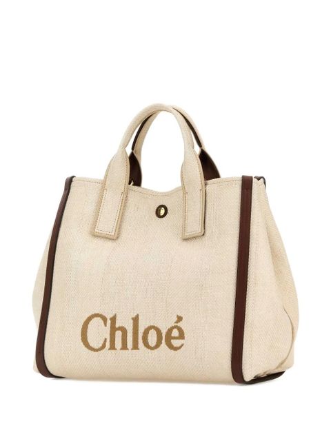 Chloé logo-print tote bag - Neutrals - zdjęcie produktu nr 2