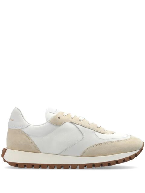 Gianvito Rossi Gravel panelled sneakers - White - zdjęcie produktu nr 1