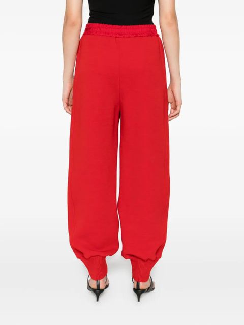 Jil Sander elasticated track pants - Red