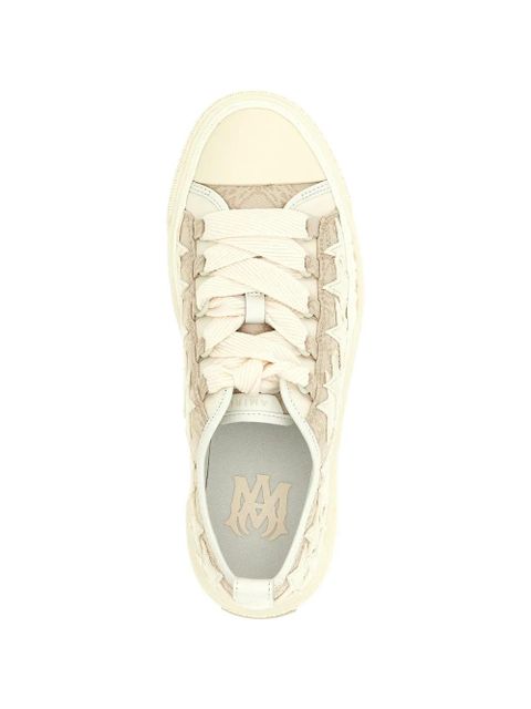 AMIRI monogram star court sneakers - Neutrals