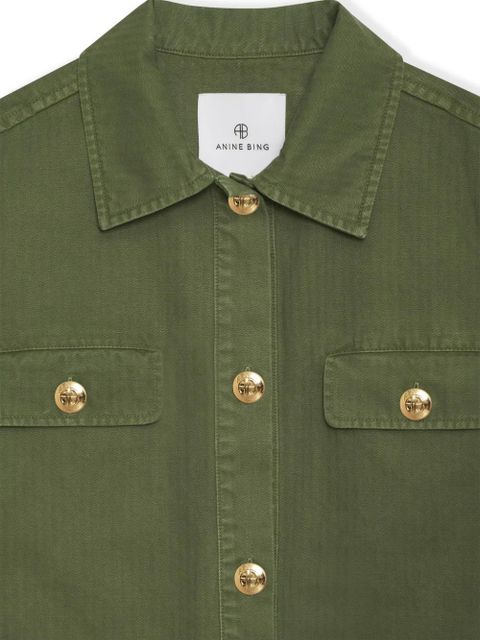 ANINE BING Corey military jacket - Green